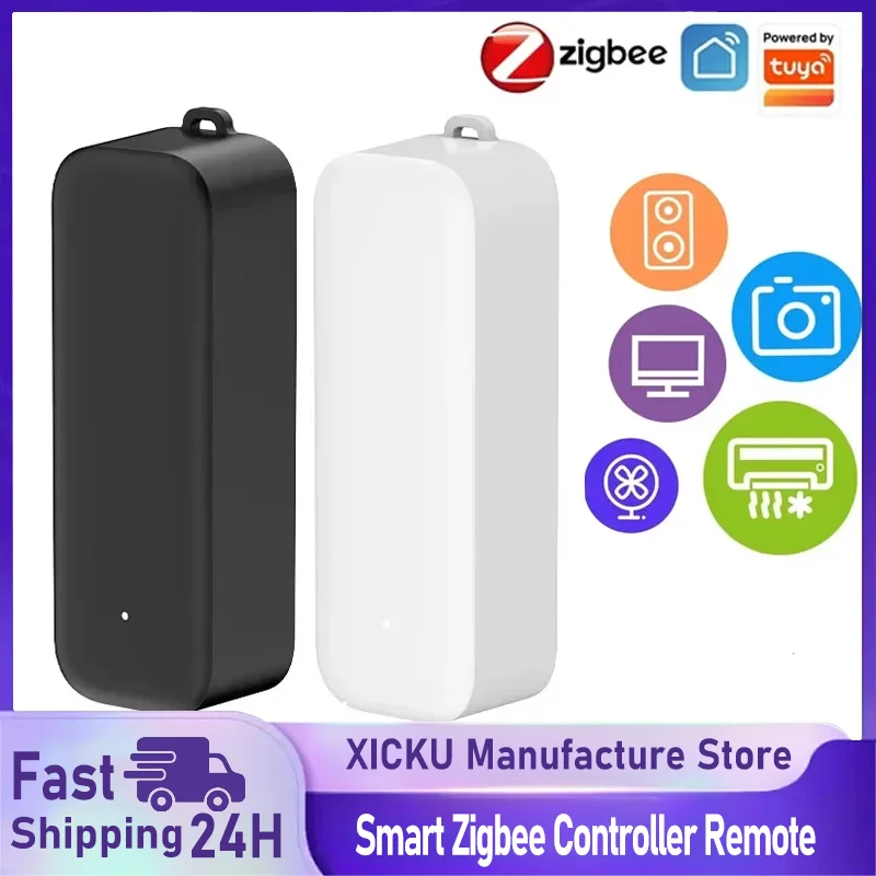 

Zigbee IR Smart WIFI Пульт Дистанционного Управления Инфракрасным Tuya Умный Дом Универсальный для ТВ DVD AC Работает Alexa Google Home