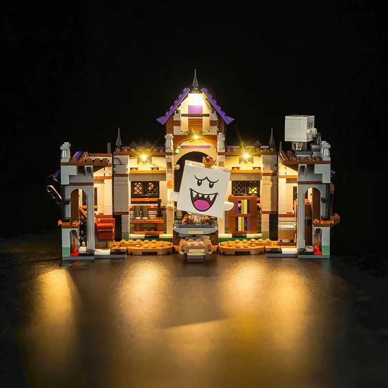 Game Lighting Set For 71436 King Boo's Haunted Mansion Not Include Building Blocks (Only Led Light Kit)