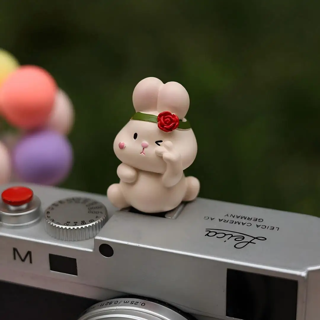 Niedliche Hasen-Universal-Blitzschuhabdeckung für Leica Q2 Q3 Fuji X100V X-T5 Sony ZV-1 ZV-E10 Canon EOS R5 Nikon Z5 Kamera-Zubehör