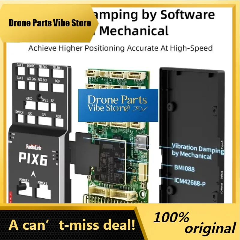 

DParts1PIX6 Open Source Flight Controller Autopilot APM OSD Module For RC FPV Race Dr-one Air-plane