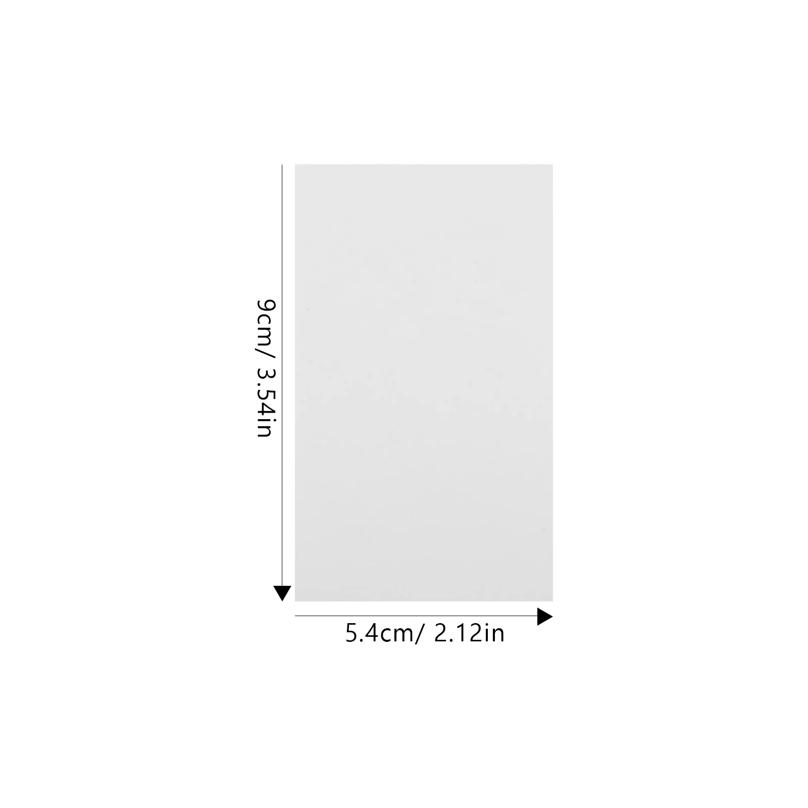 Imagem -05 - Cartões Flash em Branco Note Pad Scratch Paper Flashcards para Estudar Notas 200 Pcs