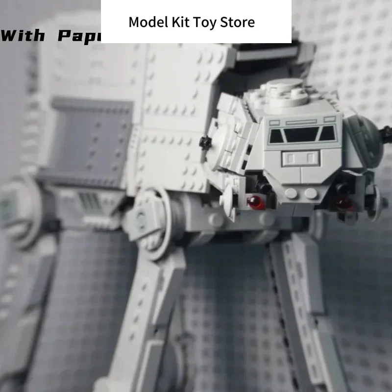 SciFi Quadruped Mecha Building Blocks Bricks Posable Heavy Combat Walker Model Christmas Toys for Family Decor & Collect