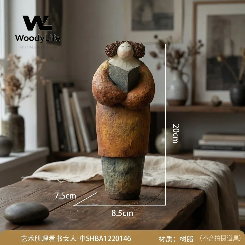 Ornament Ornament Living Room Porch TV Cabinet High-end Sense Niche Retro Home Art Medium Ancient Style
