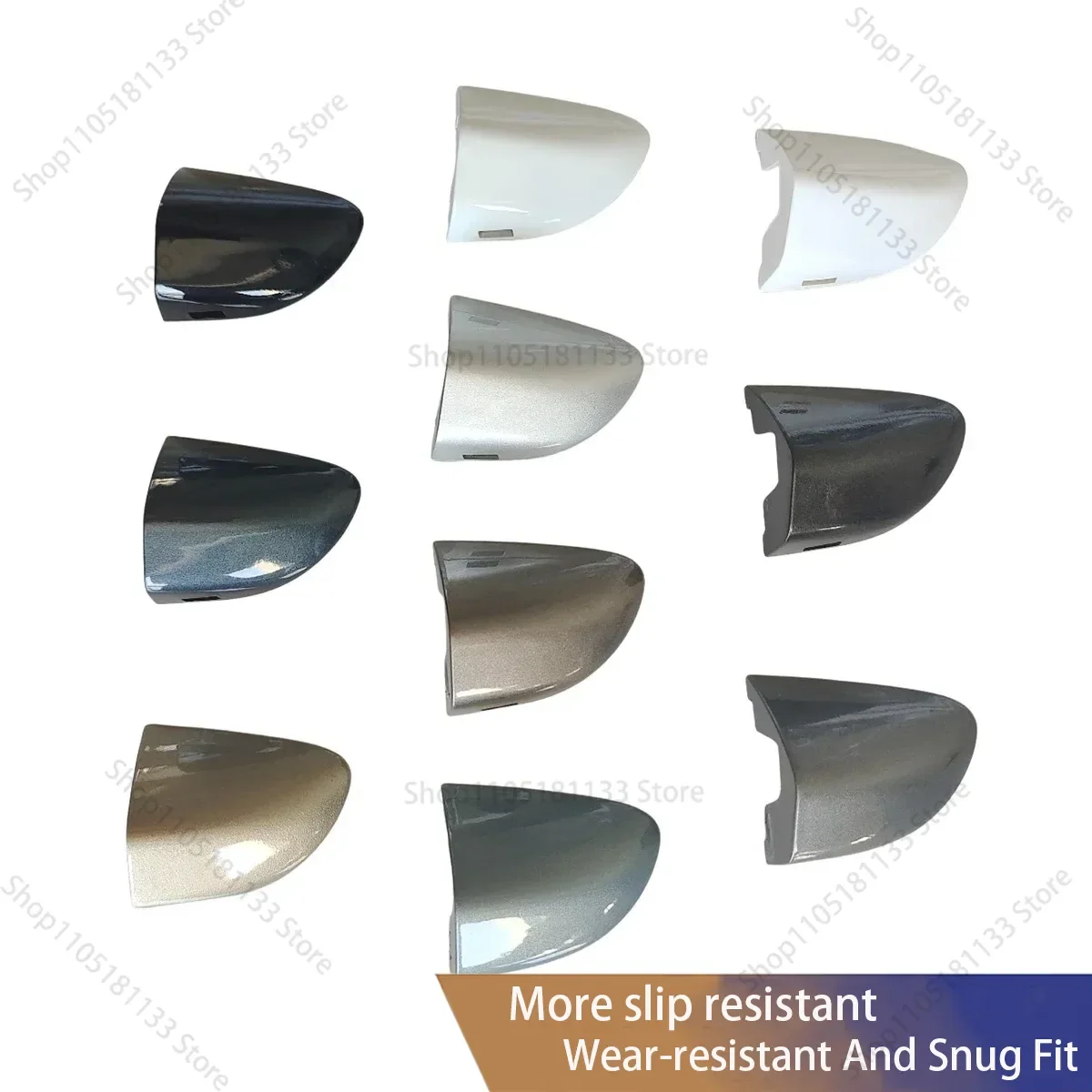 LHD Mocha Brown Left Right Front Door Lock Cylinder Handle Cover For Volkswagen Passat B6 B7 R36 CC R-Line 3C0837879 3C0837880