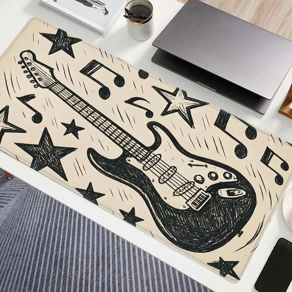 

Large Xxl Mousepad Fender Guitar Mouse Pad Gamer Keyboard Mat Game Mats Office Accessories Mausepad Gaming Computer Table Stitch