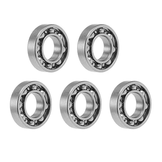 100PCS Open Type Deep Groove Ball Bearing 5x16x5mm Unsealed Miniature Bearings for 3D Printer GT2 Idler Pulley DIY Mechanical Eq
