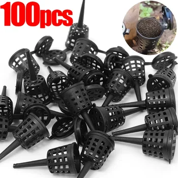 100/20 adet bitki gübre sepetleri kubbe durumda plastik otomatik kreş tencere kapaklı bitki Bug taşınabilir Bonsai kapak kutusu araçları