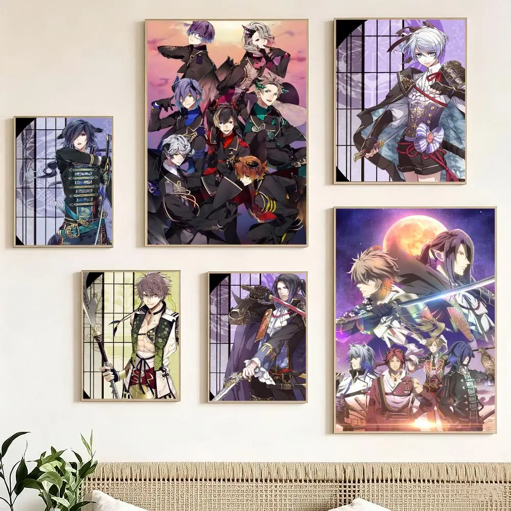 Mobile Game S-SENGOKU NIGHT BLOOD Poster Print Painting Home Decor for Bedroom Living Room Hallway