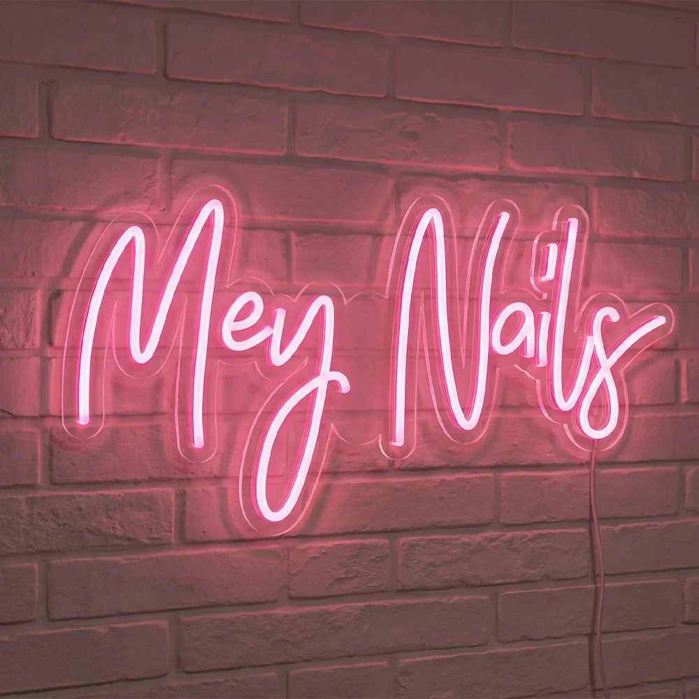 Custom Neon Sign Acrylic LED Neon Personalized Sign Night Lamp for Party Wedding Birthday Business Company Restaurant Wall Decor - view 6