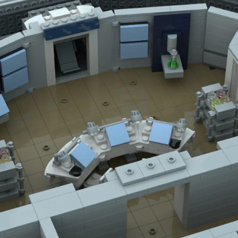 Star film modèle Moc briques de construction espace mort laboratoire technologie blocs modulaires cadeaux jouets de noël bricolage ensembles assemblage