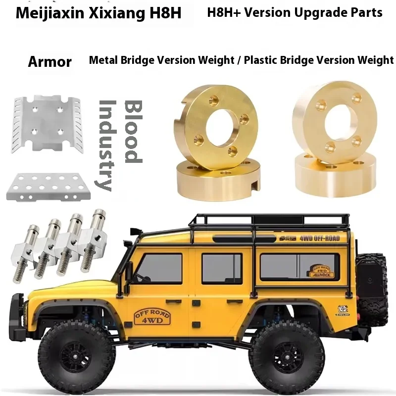 Mjx H8h+Metalen accessoires Brugrand met zware metalen verlengconnector 17 mm connector