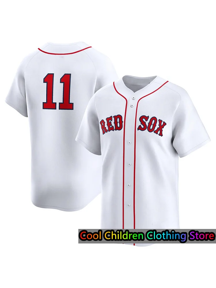 2024 Boston Red Sox Ortiz 34 Home Tshirt Men Women Tracksuit Summer Short Sleeve Sport Training Baseball Jersey For Kids Adult