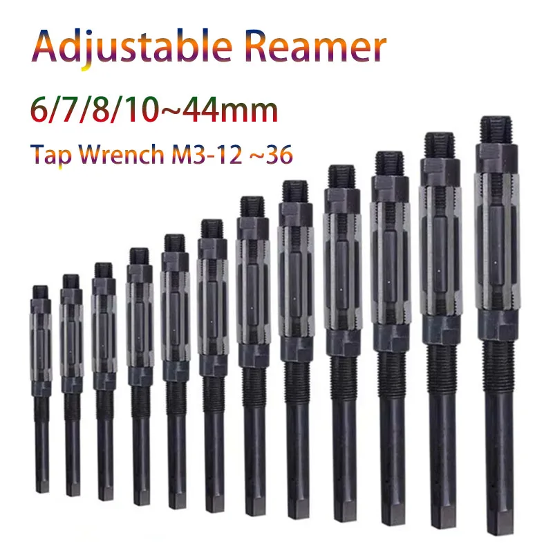 

1 Pcs Hand Reamer Adjustable 10-17mm Reamers Straight Handle Blade Rotary Cutter Bore Expansion Hole Repair For Drilling Machine