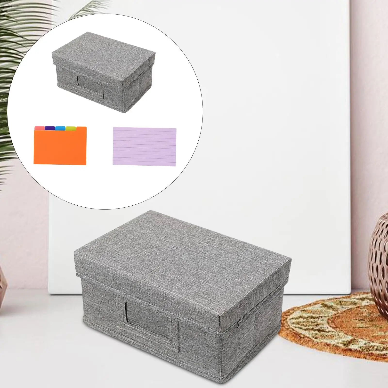 

Разделители для индексных карт Коробка Регулируемые разделители большой емкости Компактный контейнер