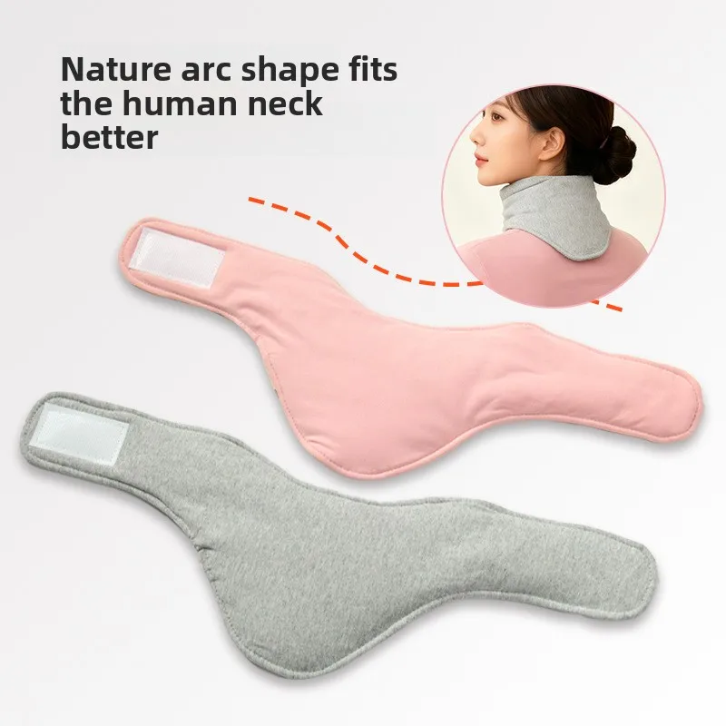 Protetor de pescoço cervical com bolso, protetor de pescoço para sala com ar condicionado, protetor de pescoço com aquecimento para homens e mulheres, à prova de frio