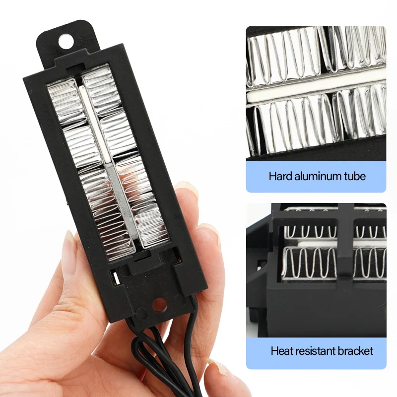 Automatic Thermostat Insulation PTC Heaters With Stand Corrugated Strip Small Space Heating Diy Heating Tools