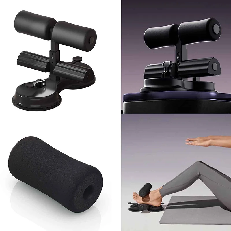(YOUU06)2Pcs Ab Training Sleeve Rolling Foam Roller Gym Foot Exercise Machine Roller Sit-up Board Hook Foot Foam Fitness Pad