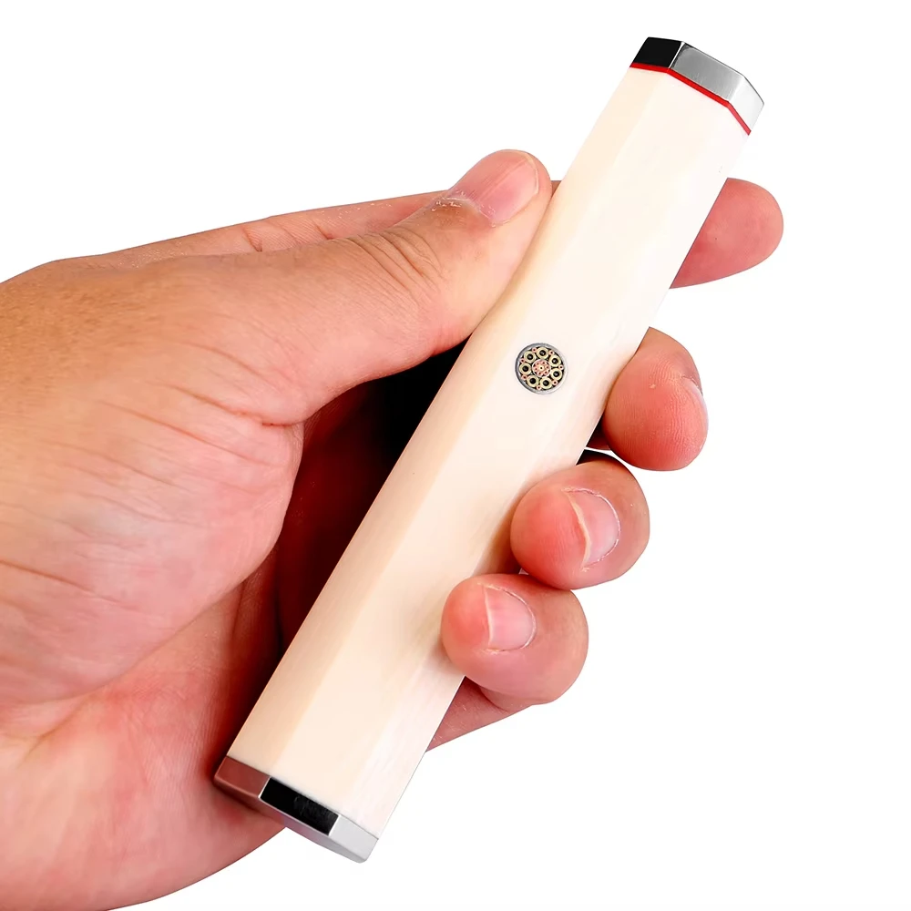 XITUO Premium Ivory-Look Resin Octagonal Handle Ergonomic Replacement Handle for Japanese Kitchen Knives Handmade DIY Enthusiast