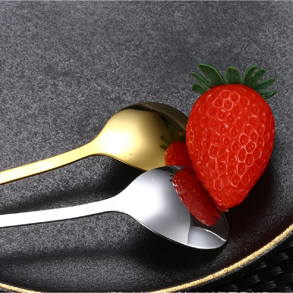 Heart Coffee Spoon Stainless Steel Hollowed Out Heart-shaped Spoon Teaspoon Dessert Snack Scoop Milk Spoons Tableware