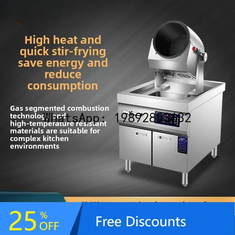 CZ Robot Gas Model Large Capacity for Restaurants, Schools, Factories, Canteens, Intelligent Single-Head Stir-Fry Machine