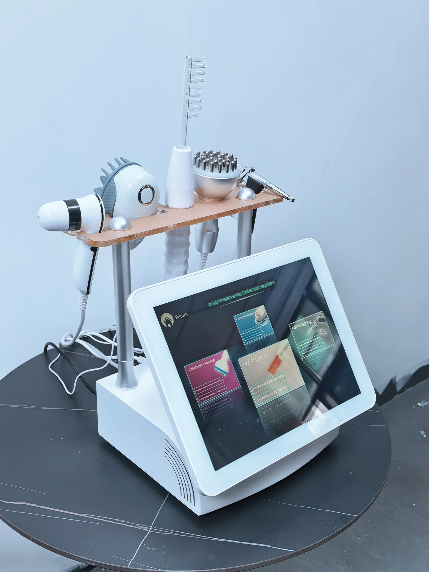 Intelligent Five in One Scalp Analyzer Hair Follicle Detection High Definition Analysis Anti Hair Loss Instrument