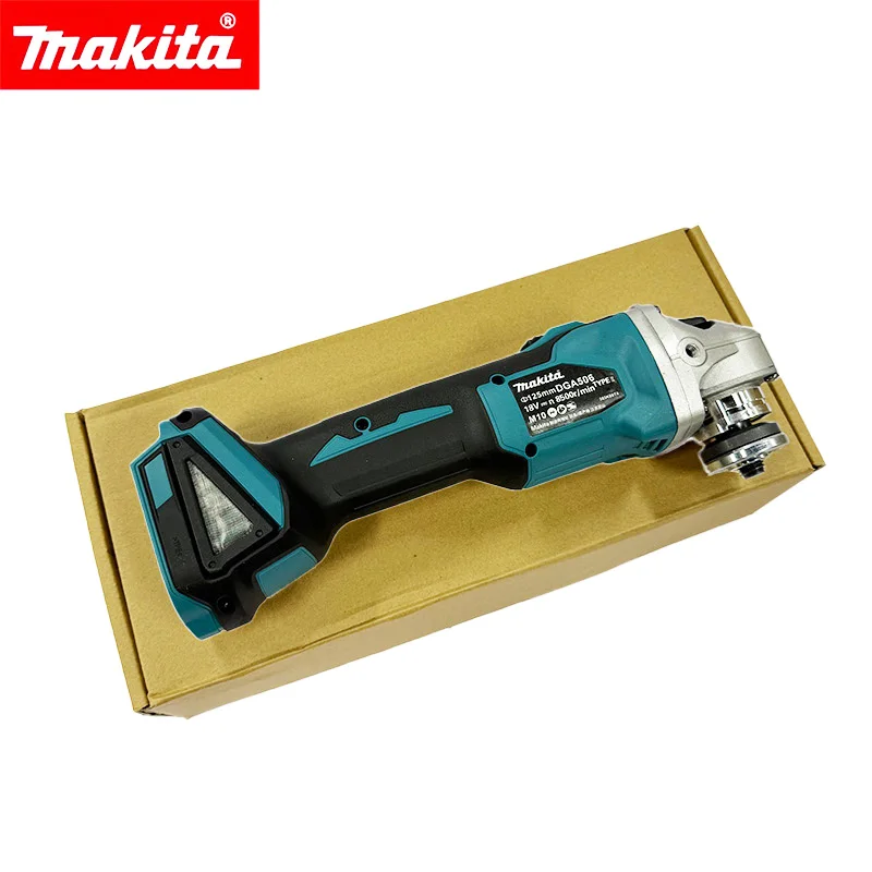 Makita DGA506 18V 125mm Brushless Angle Grinder Electric Polisher Metal Grinding Tool for DIY & Professional Application