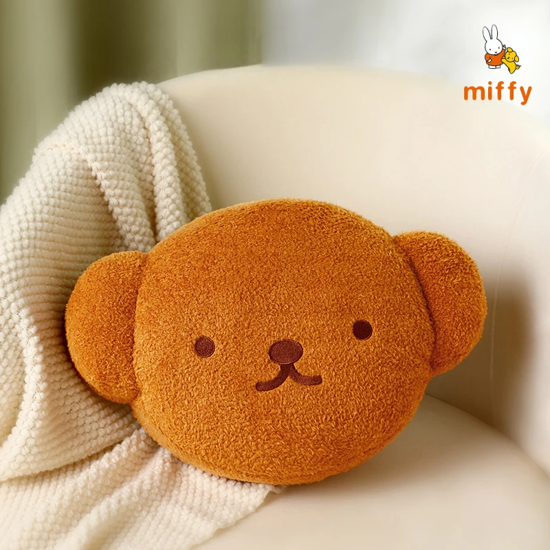 Kawaii Nijntje Sierkussen Cartoon Comfortabele Pluizige Knuffel Hoge Kwaliteit Anime Pluche Poppen Dopamine Desktop Ornamenten Geschenken