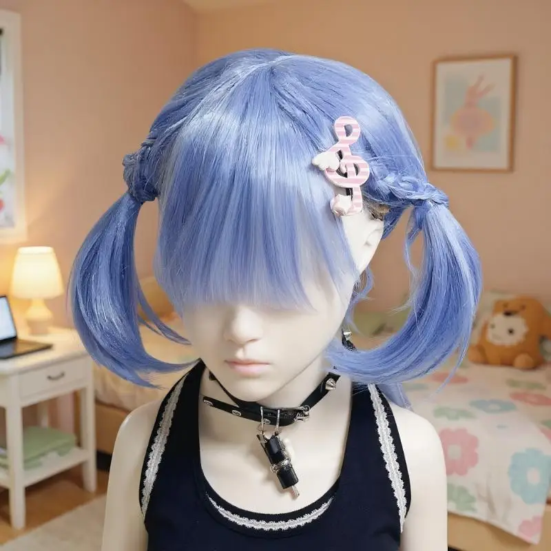 Kawaii العصرية ستار الموسيقية رمز الجناح مشبك شعر Y2K INS نمط فريد مخطط الجانب كليب الانفجارات كليب الشعر مجوهرات اكسسوارات #4