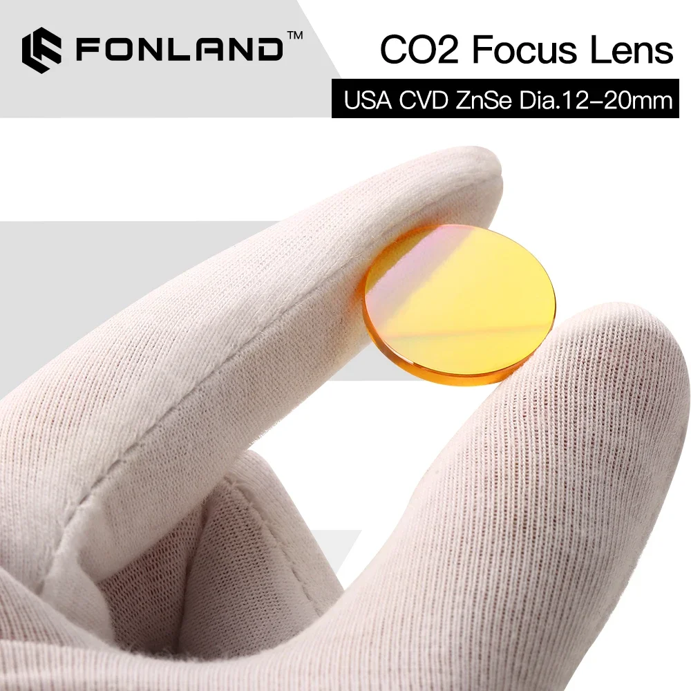 USA Focus Lens CVD ZnSe China PVD II-VI INFRARED Diameter 12 15 18 19.05 20mm FL 50.8mm for CO2 Laser Engraving Cutting Machine