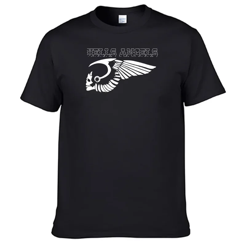 

Motorcycles Club Hells Angels T-shirt 100% Cotton Men Shirt N011