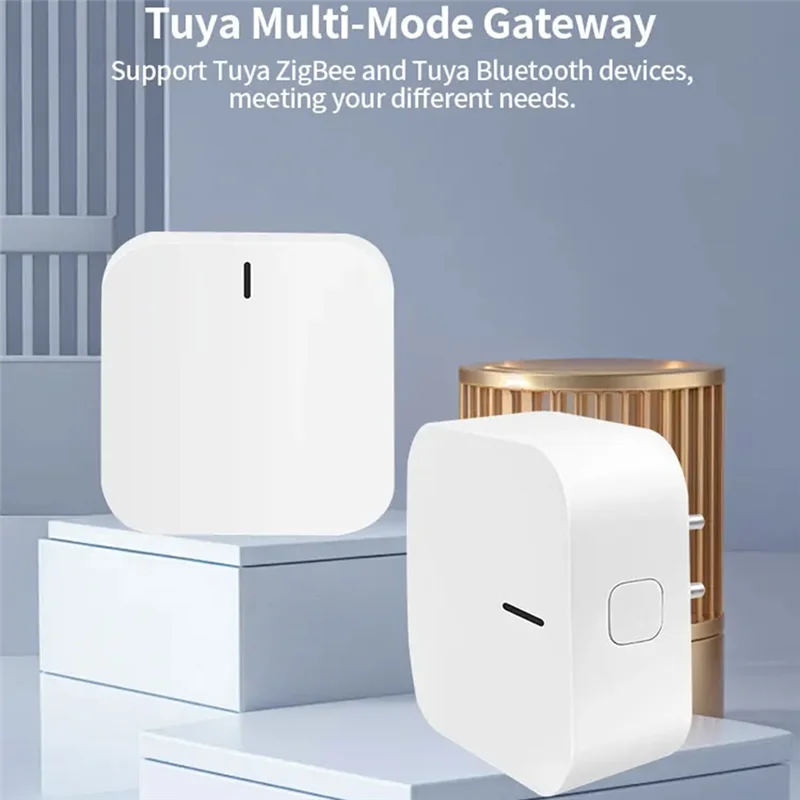 ABMF-Tuya Multi Mode Zigbee Bluetooth Gateway Hub For Google Home Multi Mode Zigbee Gateway EU Plug