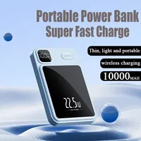 High Quality 10000mAh Wireless Power Bank Magnetic Qi Portable Powerbank 22.5W Mini Super Fast Charger for IPhone Samsung Xiaomi