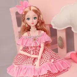 60cm oversized blue eyes beautiful doll set girl educational toy princess children single simulation girl doll birthday gift