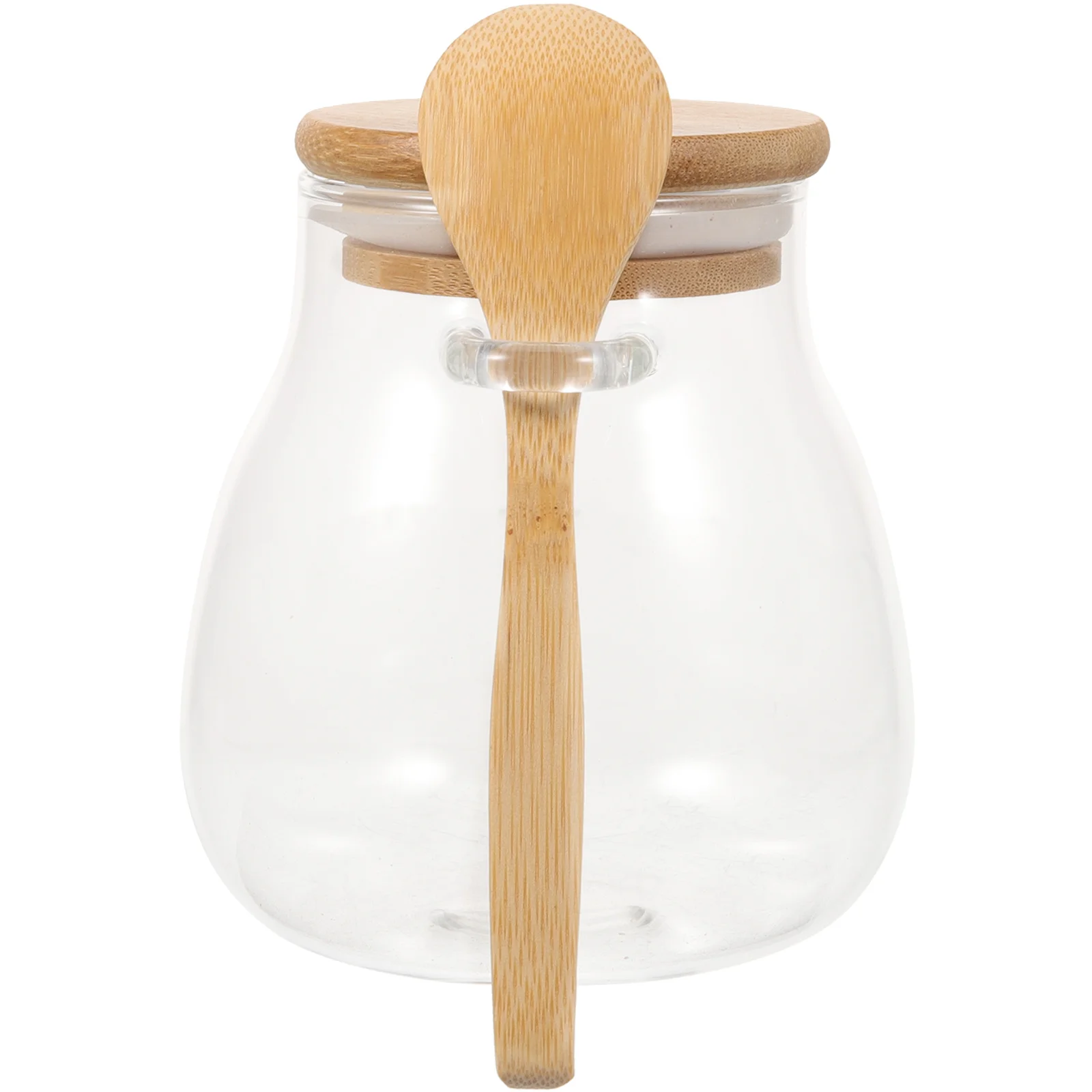 

Glass Tea Jar Sealed Lid Transparent Multi-Function Canister for Loose Tea and Candies Easy to Use and Clean Glass Jar