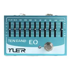 Electric Guitar 10 Band Eq Effect Pedals Equalizer Effect Pedal For Electric Guitar/Bass 4/5/6/7 String Guitar Accessories