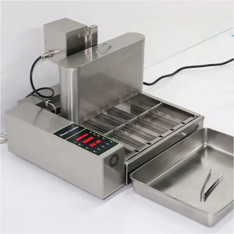 110V/220V Commercial Automatic Donut Making Machine, 6-Row Automatic Bread Fryer