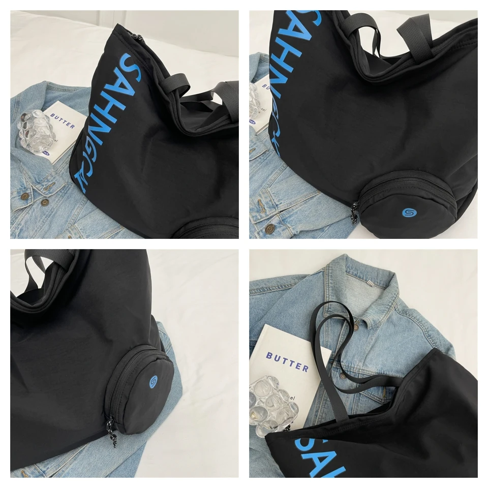 Women's Versatile Canvas Crossbody Bags Large-capacity Female Leisure Simplicity Handbags Ladies Retro Fashion Shoulder Bags