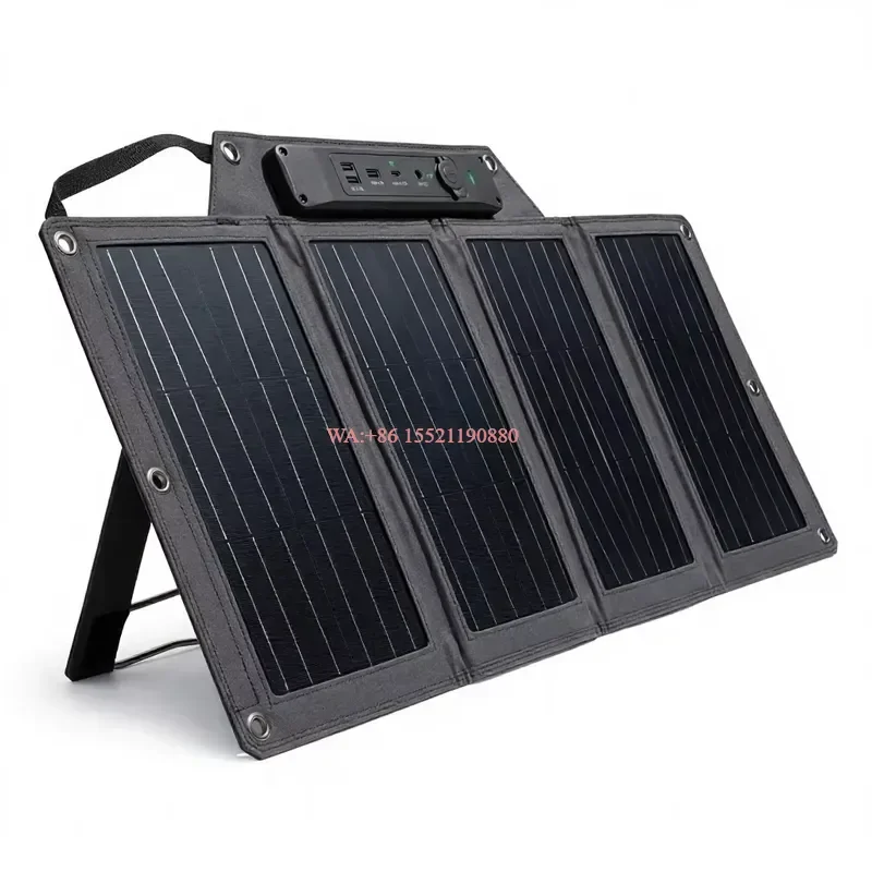 WMWMNU Foldable Portable Solar Panel 100W 200W for Portable Power Station Charging