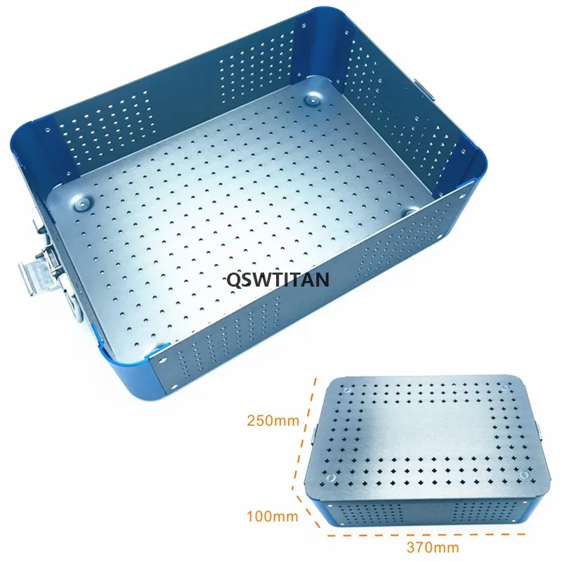 Sterilization case disinfection tray box for surgical instrument tools dental sterilizing