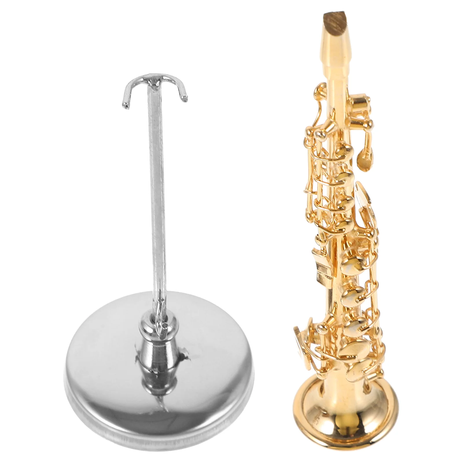 

Mini Saxophone Toy Bulk Flute Accessories Miniatures for Crafts Baby Musical Toys Room