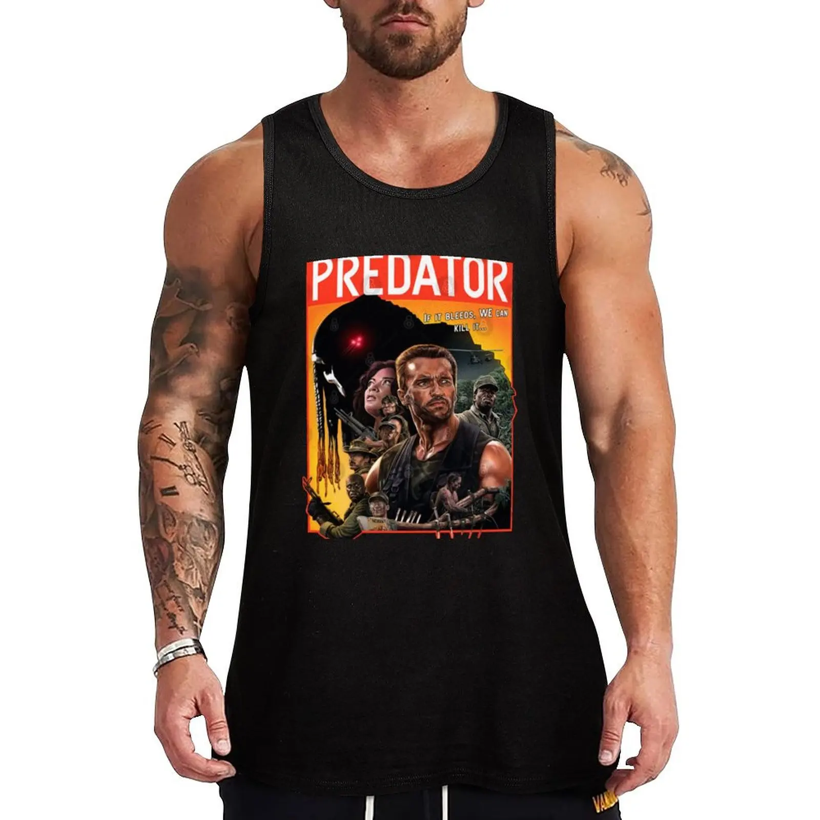 If it Bleeds, We can KILL IT! T-Shirt Tank Top Vintage Graphic Tank Top Retro Print Sleeveless Tee