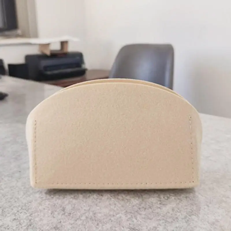 Simple Felt Insert Bag Storage Bags Support Purse Liner Organization Portable Solid Color Bag Organiser Bag Accessories