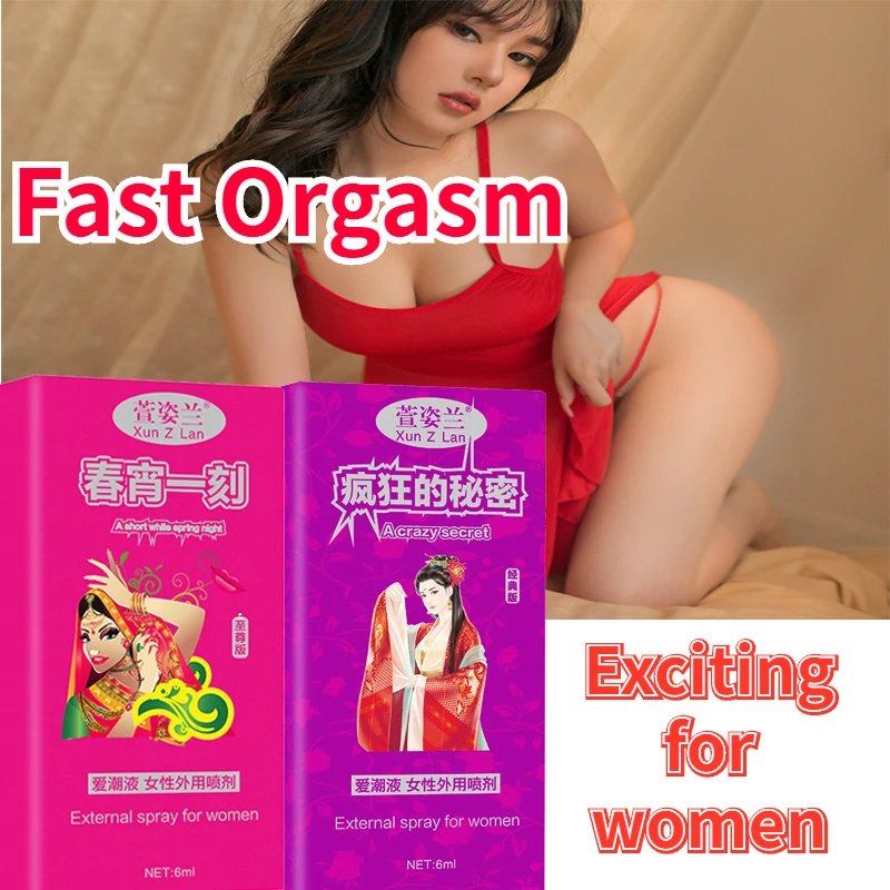 Hot Sale Women Fast Orgasm Spray Vagina Shrinking Creams 6ml Sex Lubricants Exciter for Women Orgasm Lube Sex Products 18+