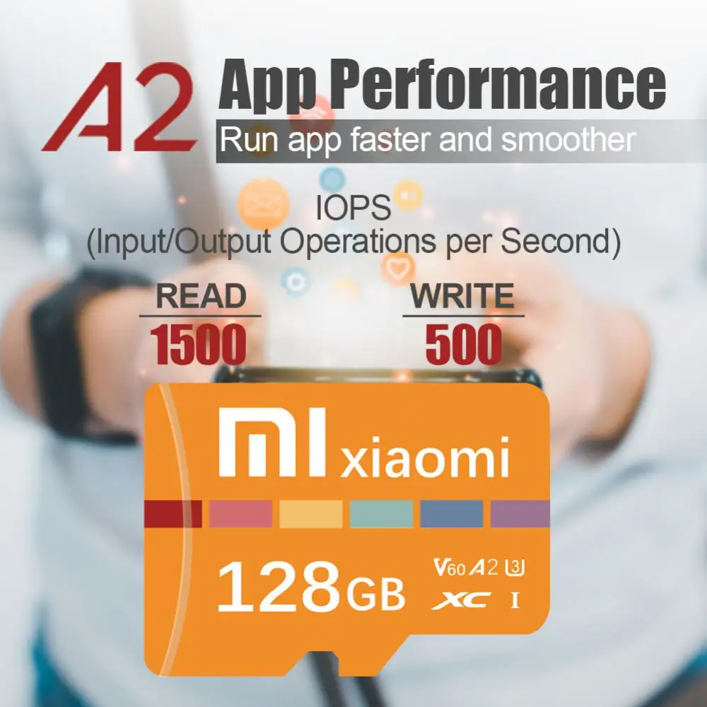 Xiaomi-Mijia Cartão de Memória de Alta Velocidade, Original Micro TF, Cartão SD, Flash Card, Telefone móvel, Computador, Câmera, 2TB, 1TB, 64GB