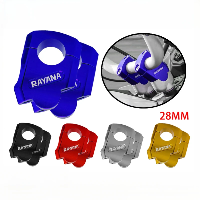 Motorcycle Modification Accessories 28MM Handlebar Height Enhancer Aluminum Alloy Faucet Height Code CNC Modification Heightcode