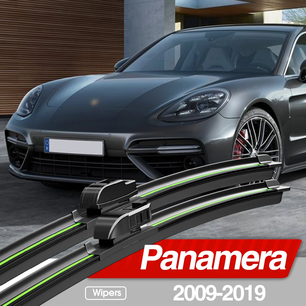 Für Porsche Panamera 970 971 2009-2019 Frontscheibenwischerblätter 2 Stück Windschutzscheiben-Fensterzubehör 2010 2012 2013 2016 2017