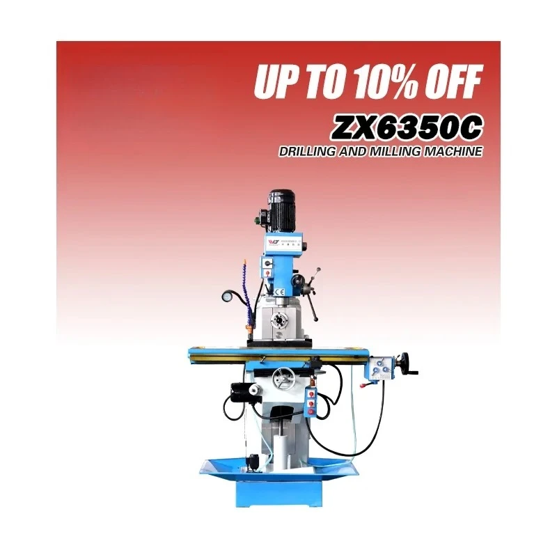 ZX6350C Universal Milling And Drilling Machine Multi-purpose Lathe Mill Drill