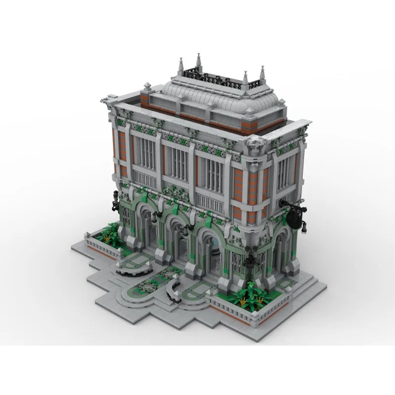 

MOC-157968 New City Street View Building Blocks Model 5163 PartsMOC Creative Boys Kids Birthday Building Blocks Toy Gifts
