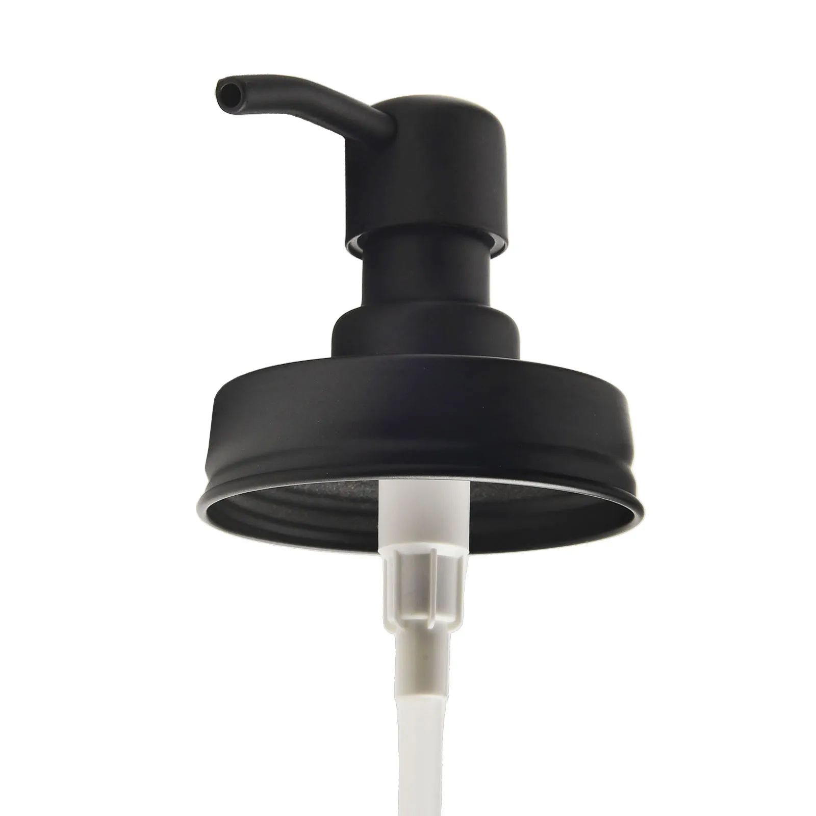 Rust Resistant Stainless Steel Soap Dispenser Leak Proof Lids for Thick Liquid Dispensing from Regular Mouth Jars