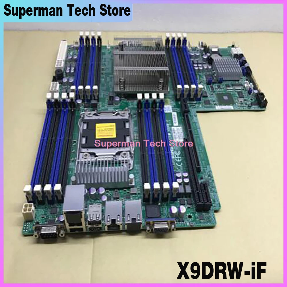 X9DRW-iF For Supermicro Server Motherboard Xeon E5-2600 V1/V2 Family DDR3 LGA2011